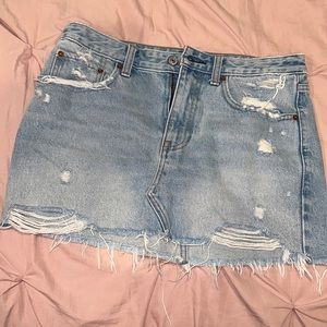 jean shorts & two jean skirts package